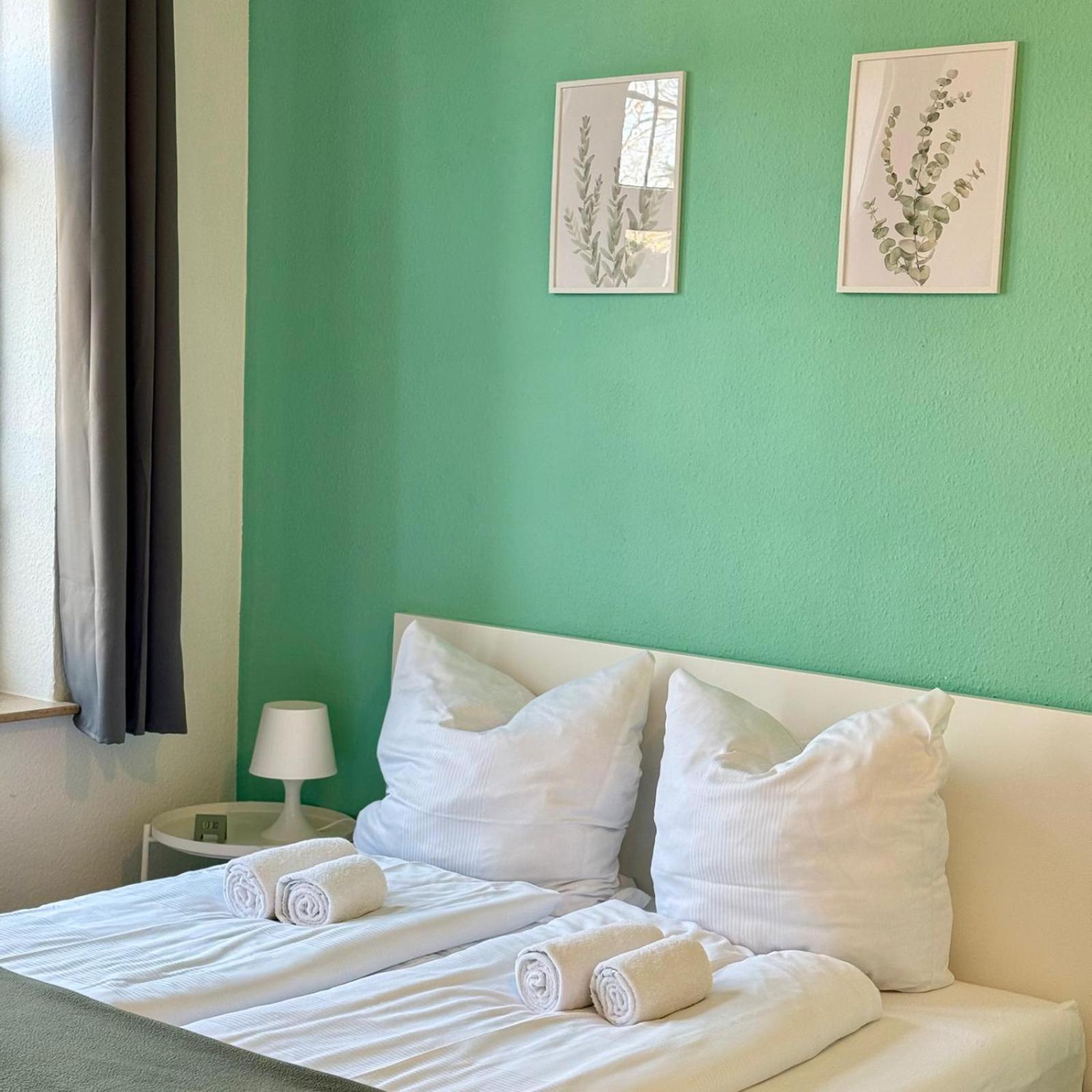 Raha Apartments - Modernes Studio-Apartment - Hbf - Gratis Parkplatz Erfurt Eksteriør bilde